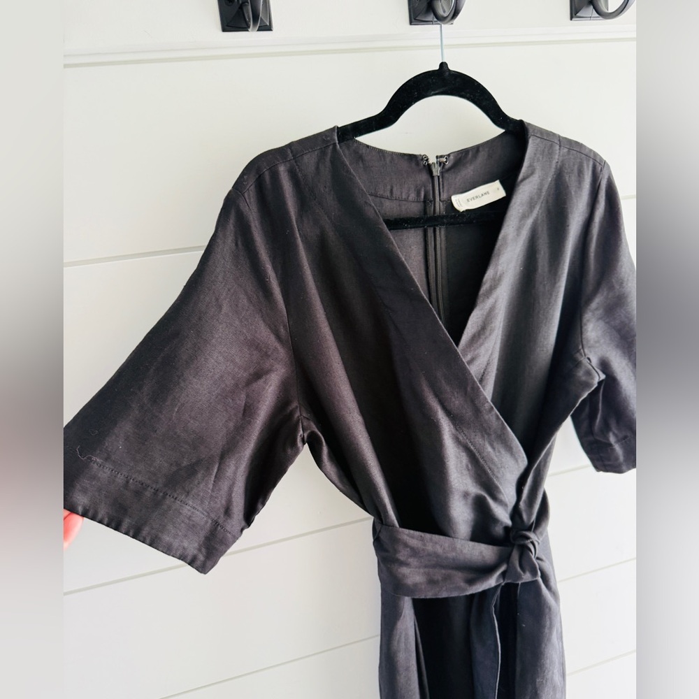 Everlane Jumpsuit in Linen, Size 8 - Picture 3 of 15